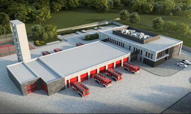 Tak będzie wyglądać nowa siedziba strażaków w Tarnowskich Górach Zobacz kolejne zdjęcia/plansze. Przesuwaj zdjęcia w prawo naciśnij strzałkę lub przycisk NASTĘPNE