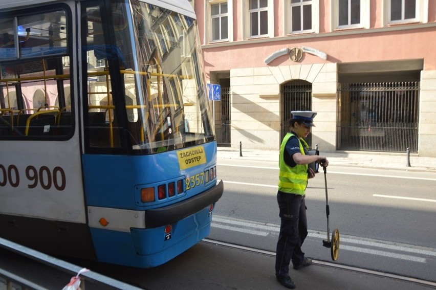 Zderzenie tramwajów w centrum. Ranna motornicza