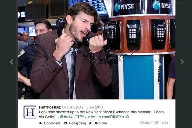 Ashton Kutcher (fot. screen z Twitter.com)