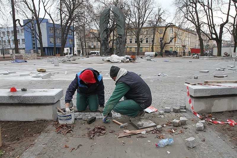 Przebudowa skweru Stefana Żeromskiego w Kielcach