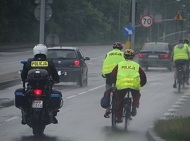 Rowerowa pielgrzymka policjantów na Jasną Górę