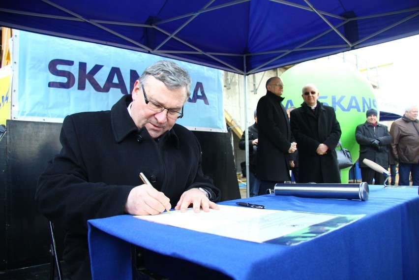 Wmurowali kamień pod Centrum Symulacji Medycznej [ZDJĘCIA]