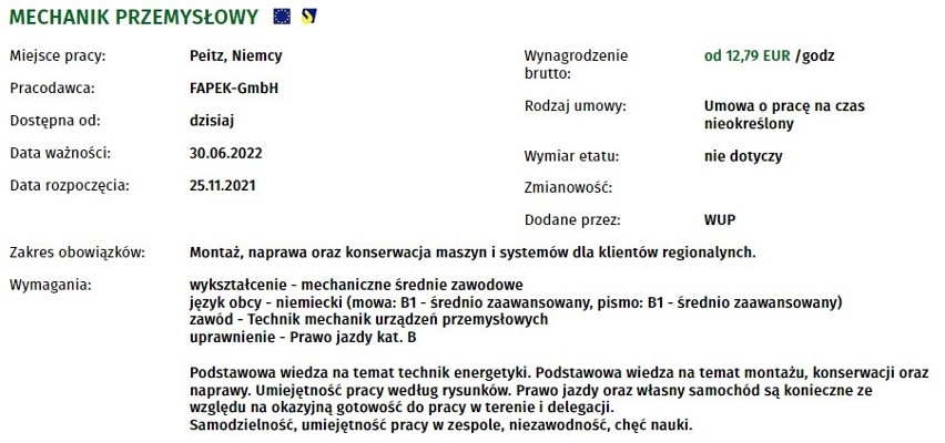 Szukasz pracy w Niemczech? Jesteś ciekawy w jakich zawodach...