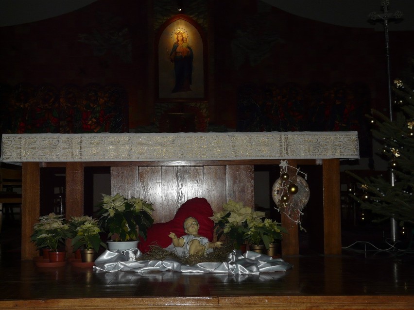 Żłóbek w kościele pw. Matki Bożej Wspomożenia Wiernych