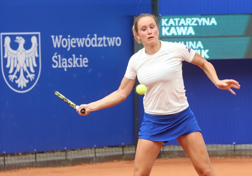 Katarzyna Kawa w pierwszym meczu mistrzostw Polski 2021...