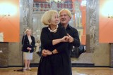 Pokazowa lekcja tańca szkoły Charleston dla seniorów w Wojewódzkim Domu Kultury w Kielcach. Był konkurs z nagrodami i poczęstunek