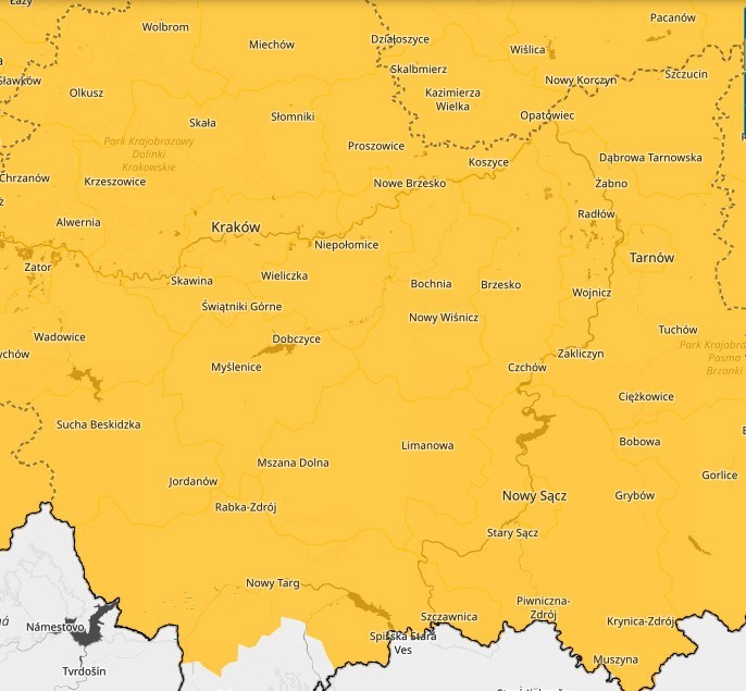 Instytut Meteorologii i Gospodarki Wodnej wydał ostrzeżenie...