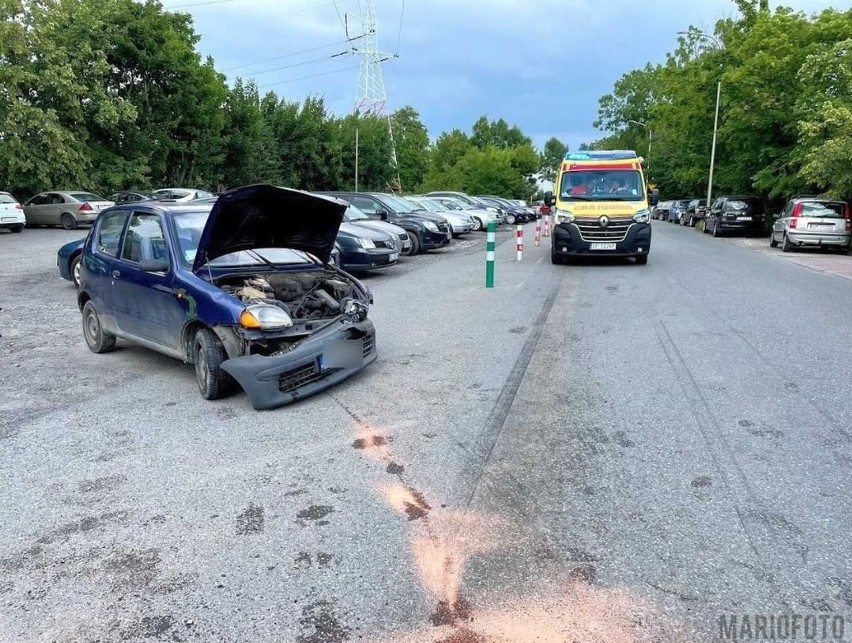 Zderzenie dwóch samochodów w Opolu.