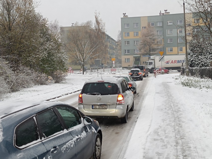 Zima na drogach w Rudzie Śląskiej - utrudnienia na wyjazdach...