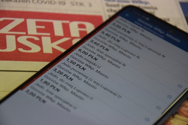 W Gorzowie elektroniczne bilety na komunikację miejską dostępne są przez pięć aplikacji mobilnych.