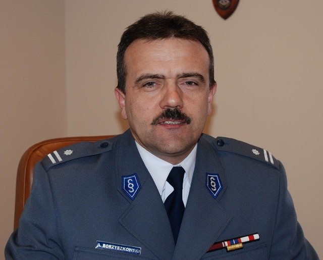 Komendant Andrzej Borzyszkowski.