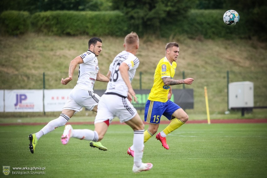 Arka Gdynia-Chojniczanka 0:1 (0:1). 8.08.2020. Żółto-niebiescy w mało efektownym stylu zakończyli zgrupowanie w Gniewinie 