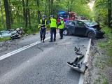 Wypadek w Katowicach. Dwa samochody zderzyły się na ul. Mysłowickiej. Ranni zostali przetransportowani do szpitala