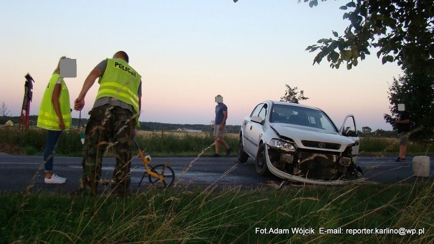Groźny wypadek na drodze nr 166 w pobliżu Lulewic (gmina...