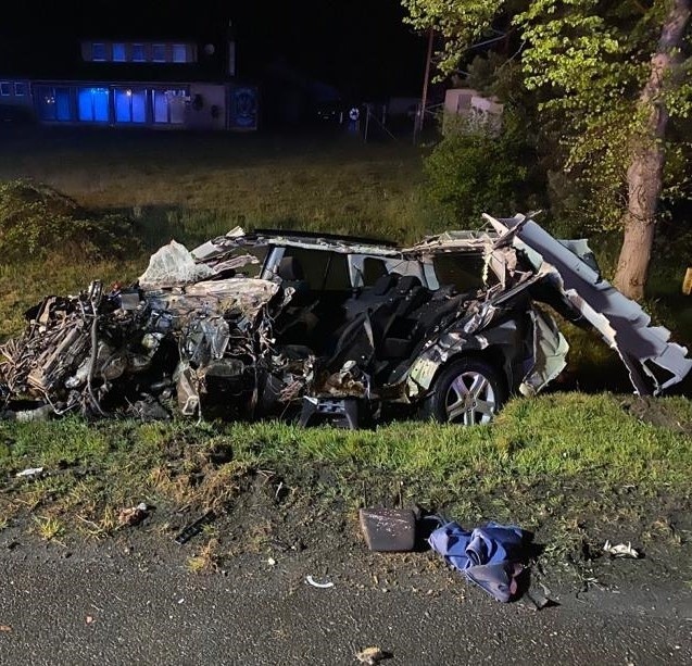 Wypadek w Poźrzadle. W wyniku zderzenia z ciężarówką zginął...