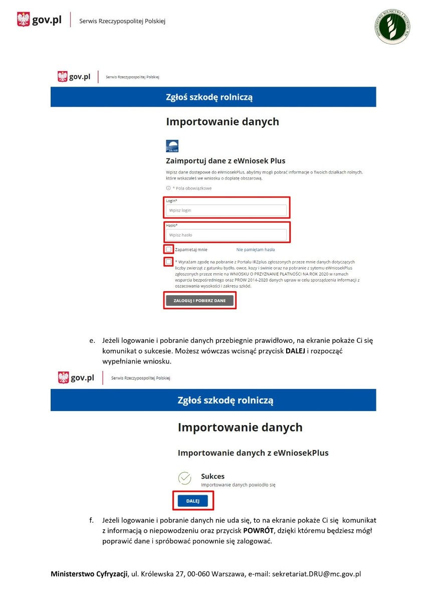 Jak wypełnić wniosek suszowy przez internet w aplikacji? Instrukcja