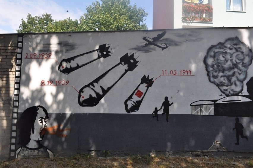 Wandale zniszczyli historyczne murale w Świdniku