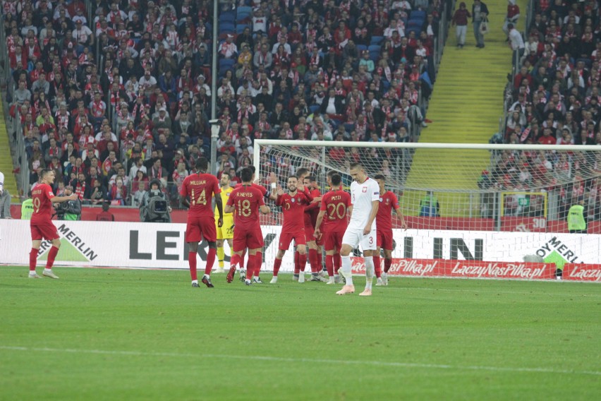 mecz Polska - Portugalia 2:3 na Stadionie Śląskim w...