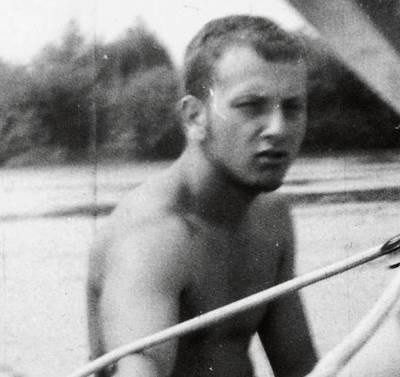 W młodości Antoni Bierowiec wiele czasu spędzał na wodzie Fot. Tomasz Stokowski