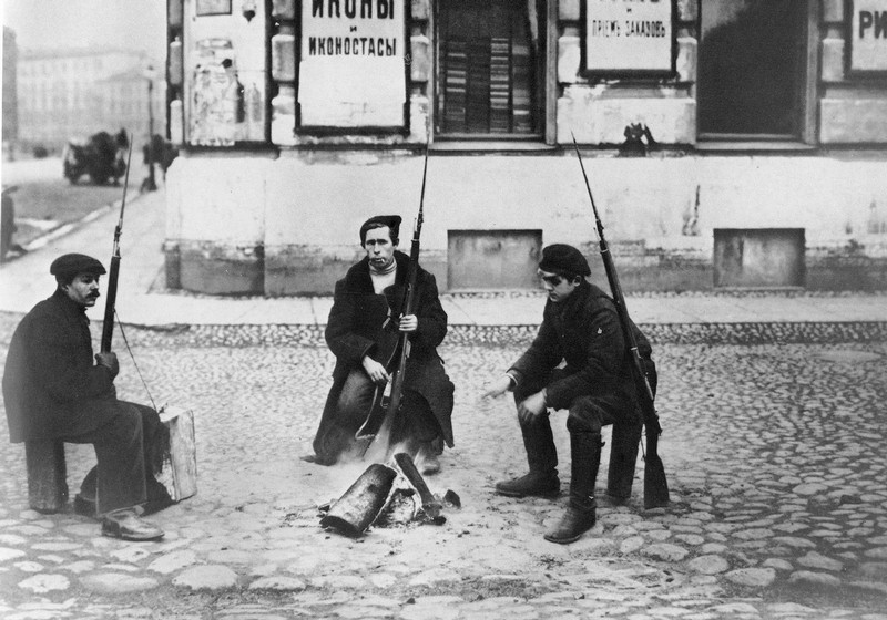 Rewolucyjny patrol w Piotrogrodzie (1917)