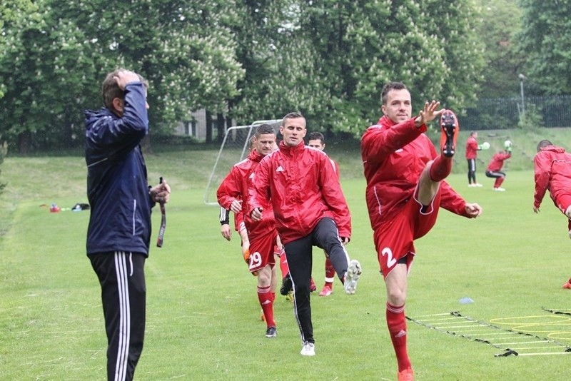 Piłkarze Górnika Zabrze trenowali w czwartek przed meczem z...