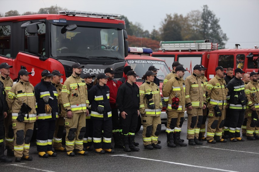 Ćwiczenia strażaków OSP KSRG z powiatu przemyskiego