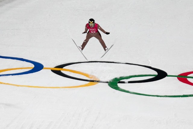 14.02.2018 korea poludniowapyeongchang pjongczangzimowe igrzyskatrening skokow mezczyzn duza skocznian/z zyla piotralpensian ski jumping skocznia gazeta wroclawskapawel relikowski / polska press