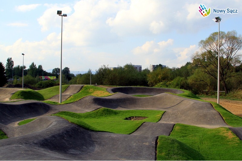 Pumptrack w Nowym Sączu...