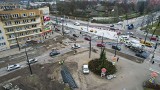 Toruń. Rozjazd na placu NOT-u w kierunku Jaru prawie gotowy. Kiedy autobusy i tramwaje wrócą do alei Solidarności?