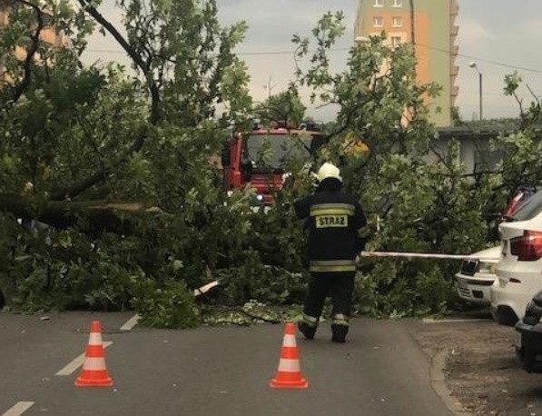 1 lipca nad Śląskiem przeszły gwałtowne burze