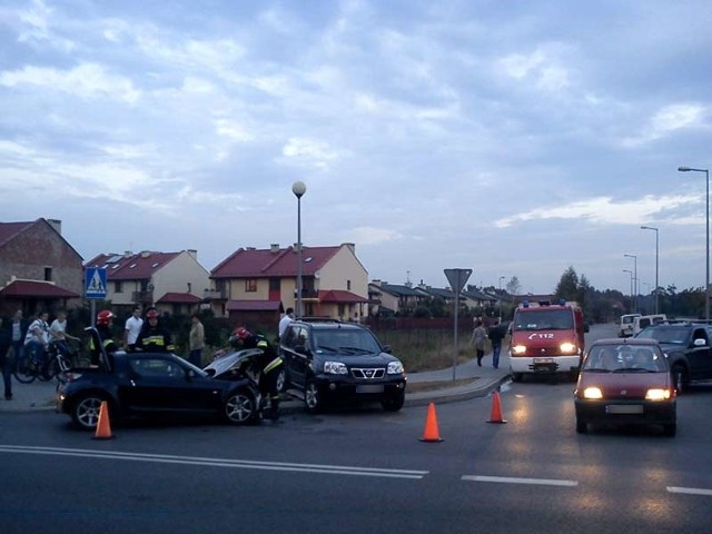 Zderzenie w Mielcu.