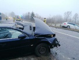 Wypadek na skrzyżowaniu w Szczuczynie