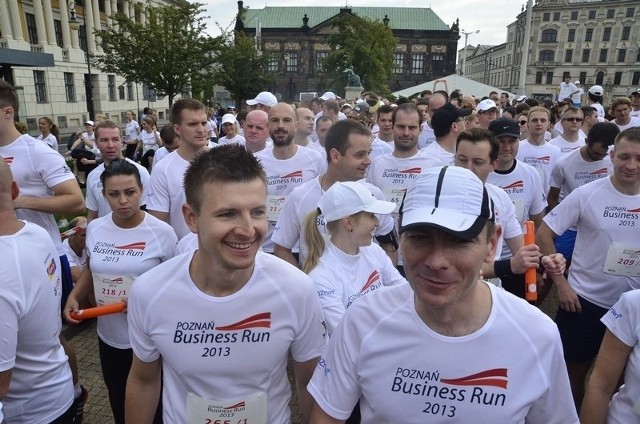 Run Business Poznań - start i meta na Placu Wolności