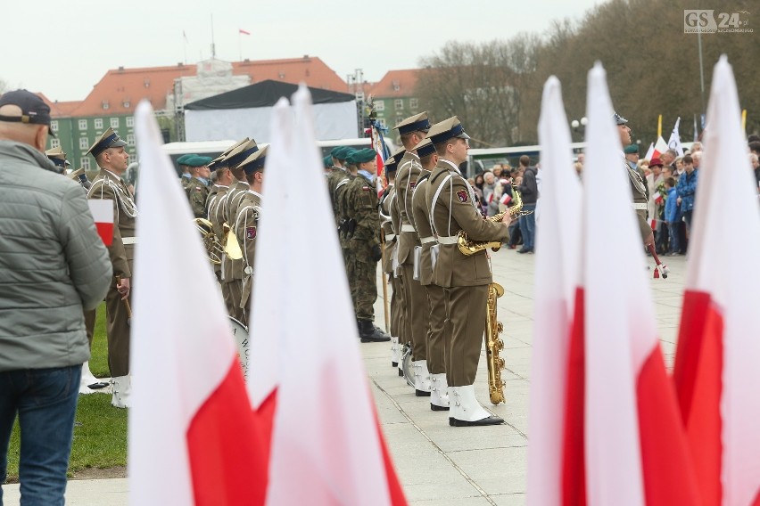 Szczecin świętuje w 226. rocznicę uchwalenia Konstytucji 3 Maja [WIDEO]