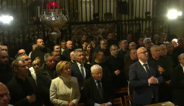 Prezes Jarosław Kaczyński modlił się na Jasnej Górze