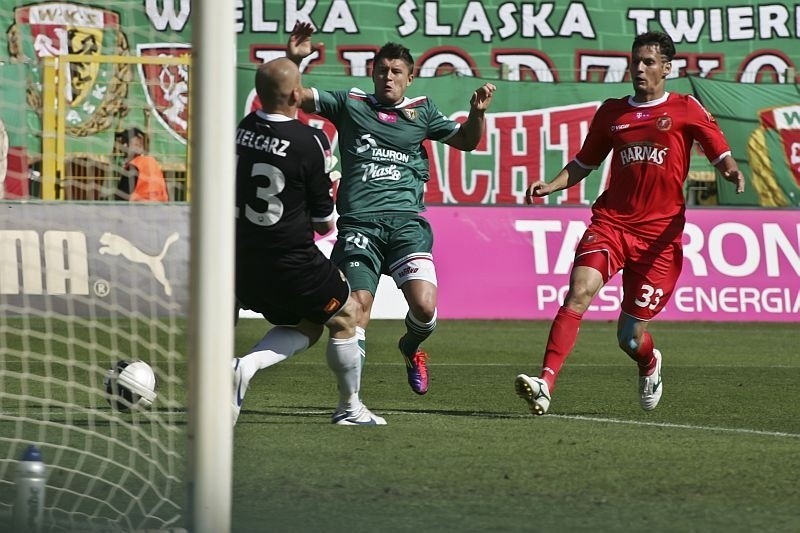 Śląsk Wrocław przegrał z Widzewem 1:2 (RELACJA, ZDJĘCIA)