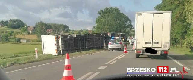 Utrudnienia na DK 75 mogą potrwać jeszcze kilka godzin