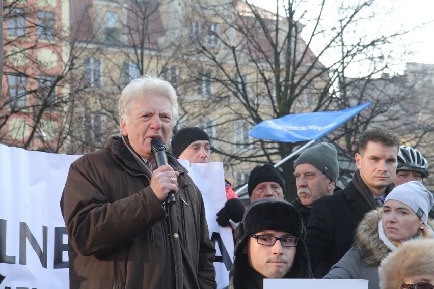 Protest KOD we Wrocławiu, 17.12.2016