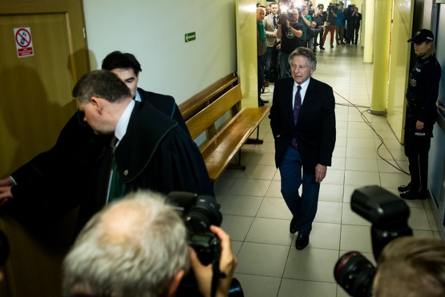 Obecność Polańskiego w krakowskim sądzie wzbudziła ogromną ciekawość dziennikarzy