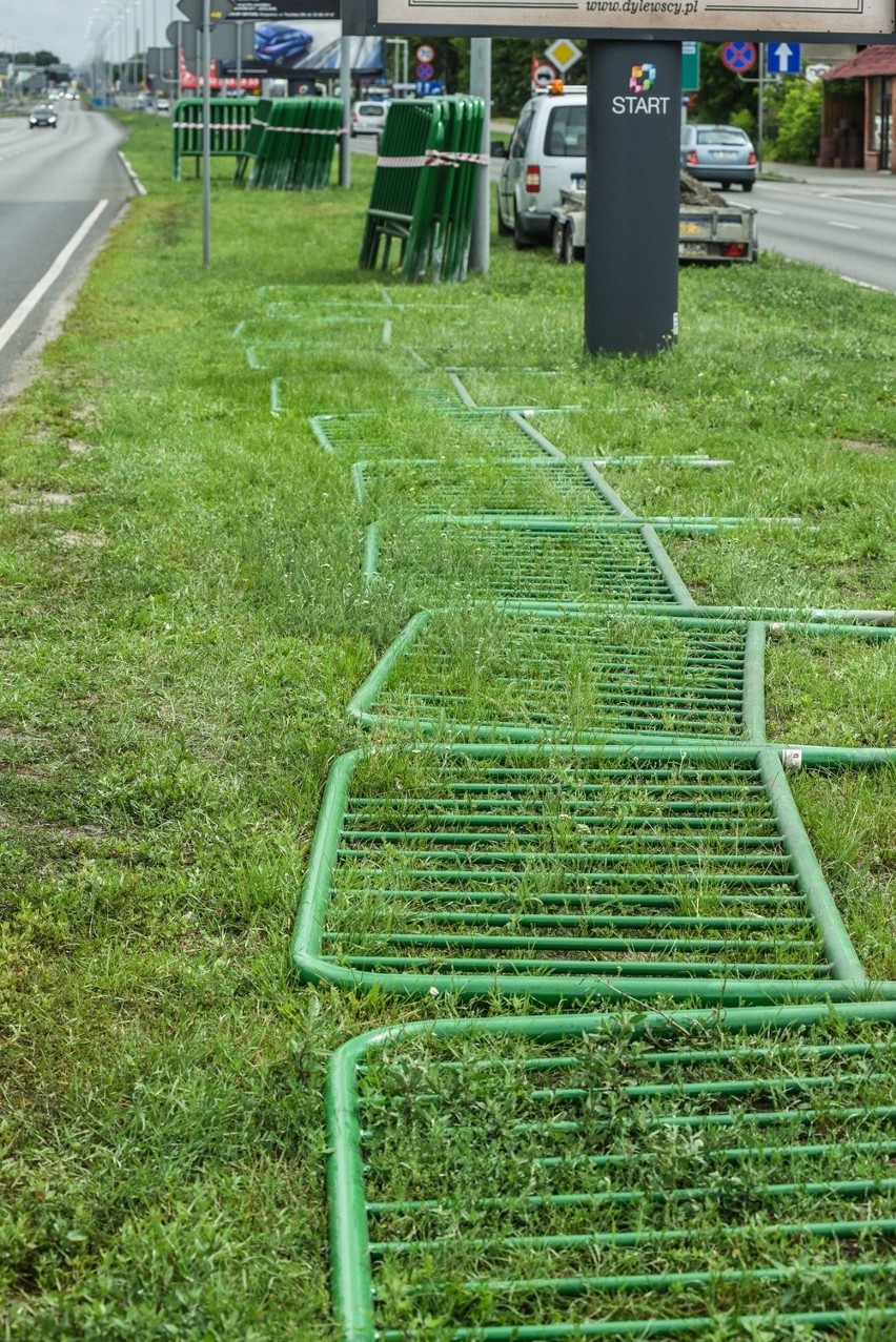 Nowe barierki na Fordońskiej