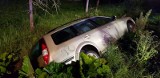 W Rogóźnie-Zamku samochód wypadł z drogi [zdjęcia]