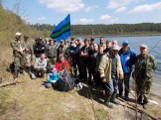 Zawody wędkarskie na jeziorze Strupino