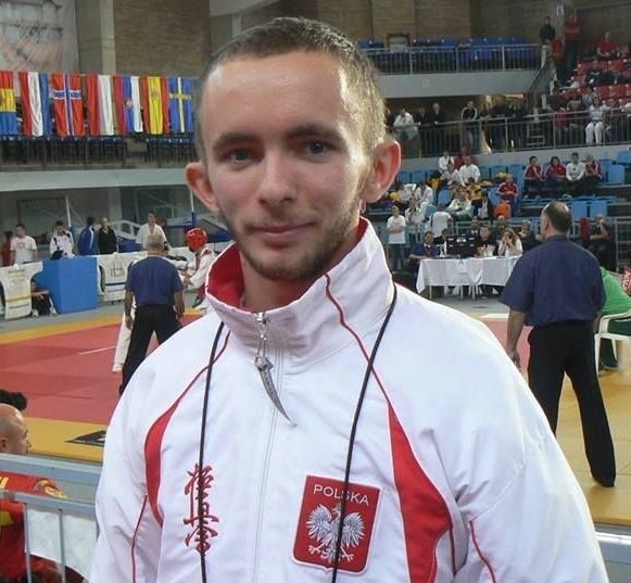 Michał Ciechanowski  z Koneckiego Klubu Karate był drugi w...