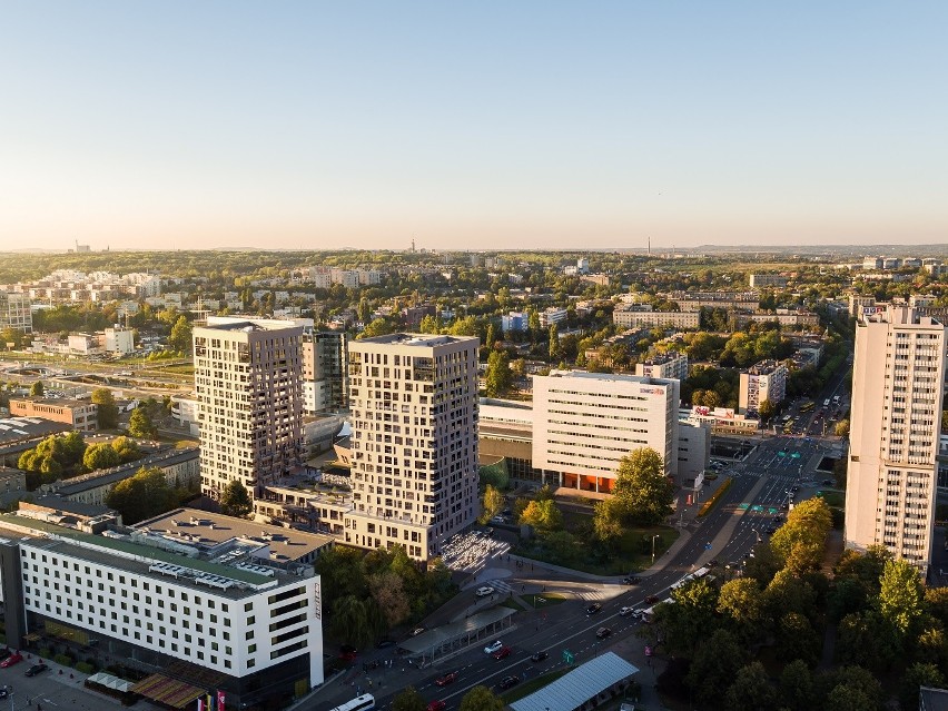 Apartamentowce Sokolska 30 Towers w Katowiach