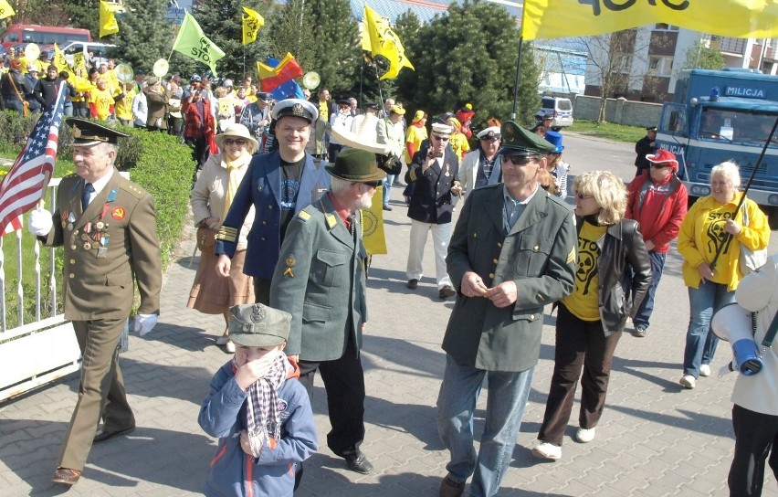 Stop atom - protest na 1 maja.