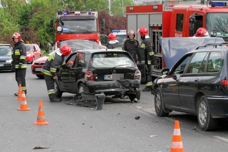 Wypadek na Rogowskiej, 08.05.2015