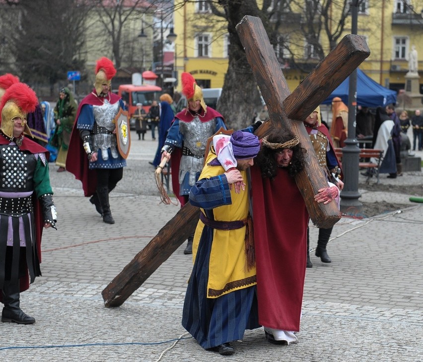 Misterium Męki Pańskiej w Przemyślu [ZDJĘCIA, WIDEO]