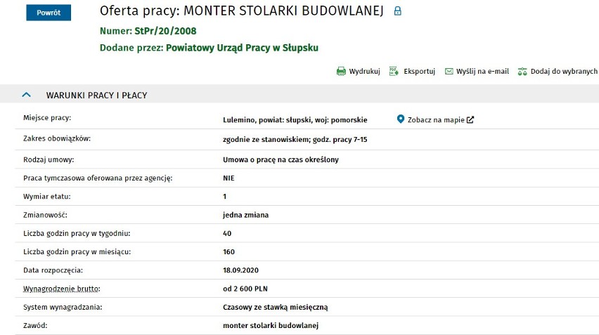 Nowe oferty pracy w Słupsku. Kogo szukają pracodawcy [wynagrodzenie, warunki pracy]18.09.2020