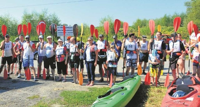 W wiślanym spływie uczestniczło 39 kajakarzy