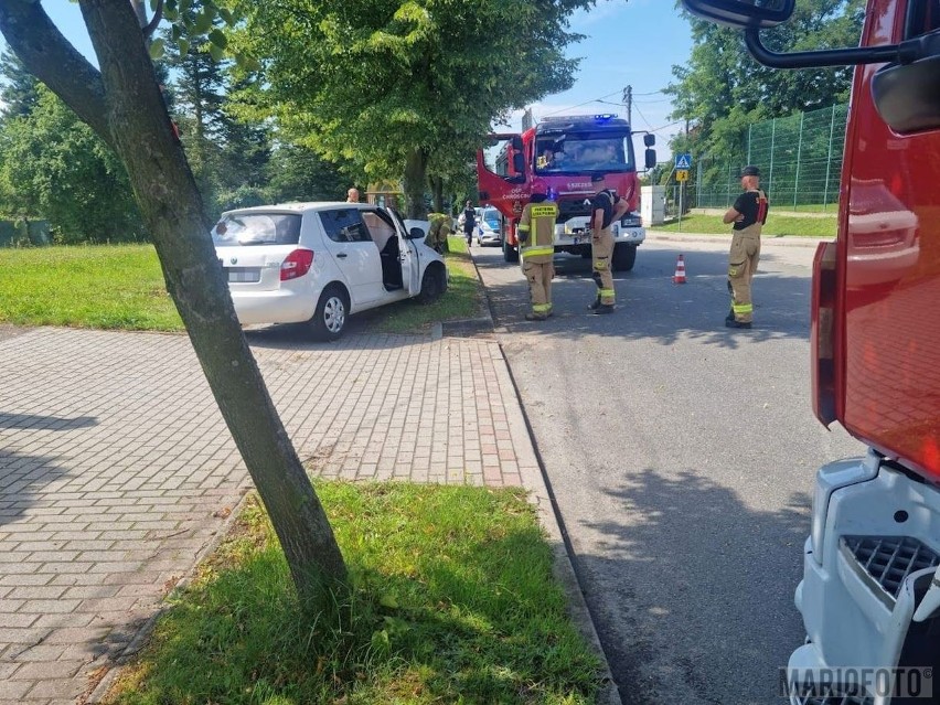 Wypadek w miejscowości Chróścina.